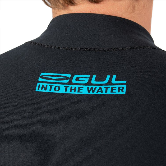 2025 Gul Mens Flexor Recore 3/2mm Chest Zip GBS Wetsuit FX1214-C2 - Black